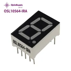 7セグメント LED表示器 アノードコモン 625nm OSL10564-IRA OptoSupply 赤色 1個