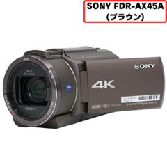 ソニー 4Kビデオカメラ FDR-AX45A ブラウン 【非常に良い(A)】