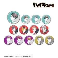 【新品・公式】ハイキュー!! トレーディング Ani-Art 第1弾 メタリック缶バッジ ver.B(単位/BOX)【コンプリートBOX】 公式グッズ colleize コレイズ