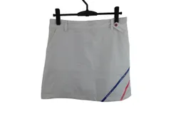 【美品】marie claire sport(マリ・クレール・スポーツ) スカート 白 レディース L ゴルフウェア 2508-0020 中古