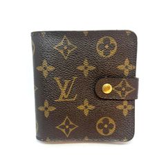 美品 ルイヴィトン コンパクトジップ モノグラム