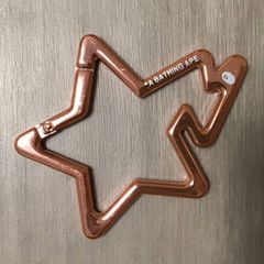 ★新品★ BAPE STA カラビナ コッパー a bathing ape STAR エイプ ベイプ アベイシングエイプ BAPESTA copper NIGO