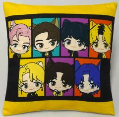 [중고] 쿠션·안아 베개·본체 BTS(방탄소년단) TinyTAN Butter 양면 쿠션 정사각형 [TinyTAN FUN PARK 제2탄] Let's DANCE with TinyTAN S상