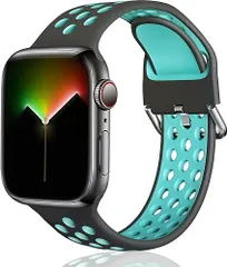 コンパチブル apple watch バンド アップルウォッチ バンド iwatch series 9/Ultra2/Ultra/8/7/6/5/4/3/2/1/SE スポーツバンド 交換用ベルトiwatch 38mm 40mm 41mm