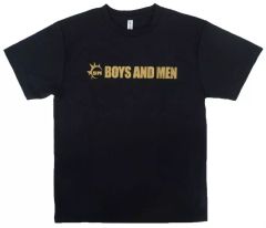 [중고] T셔츠 BOYS AND MEN 보이멘의 연습복(드라이 T셔츠) 블랙 L사이즈 [BOYS AND MEN LIVE 새로운 꿈의 시작!![나 졸업합니다]]