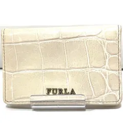 フルラ　二つ折り名刺　カード入れ　ユニセックス