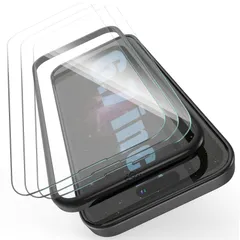 【人気商品】iPhone14 プロマックス用強化ガラスフィルム iPhone14 ガイド枠付き max用ガラスフィルム6.7インチ pro 液晶保護 「3枚セット」SURPHY