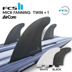新品 FCS2 フィン MF ミックファニング MICK FANNING 2+1 TWIN ツイン スタビライザー PC AirCore エアコア 超軽量 3枚入り 日本正規品 DHD サーフボード ショートボード