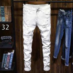 新品未使用STWEAR スキニーデニム ホワイト 28インチ - メルカリ