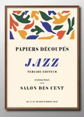 08935マティス ジャズ 音楽 JAZZ A3 サイズ ポスター アート おしゃれ 絵画 インテリア 北欧 イラスト マット紙 艶消し アートパネル 額 フレーム デザイン 壁掛け ギフト 新築祝い ディスプレイ