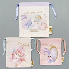 【中古】バッグ ステラ・ルー＆ダッフィー＆リーナ・ベル きんちゃくセット 「Duffy and Friends-ダッフィー＆フレンズ- ダッフィー＆フレンズのダンシング・スノーフレークス」 東京ディズニーシー限定
