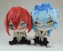 [NI] ツイステッドワンダーランド　ぬいぐるみ　リドル・ローズハート　イデア・シュラウド　ディズニー　一番くじ　第五弾　実験着　2点まとめて