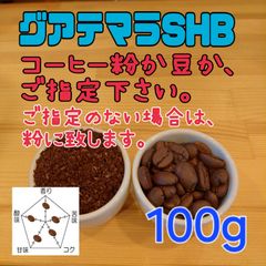コーヒー粉or豆100g　グアテマラSHB