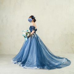 ☆ROYAL PARTY カラードレス ネイビー♬お得全小物付き♬美品☆ - メルカリ