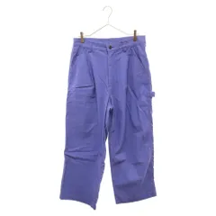 URU (ウル) COTTON OXFORD / 1 TUCK PAINTER PANTS 22SCO02 ペインターパンツ ブルーのサムネイル