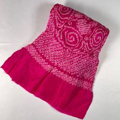 帯揚げ　紫　正絹　絞り　汚れあり　使用可