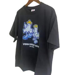 ヴィジョンストリートウェア オーバーサイズ ペイントゴースト 半袖Tシャツ