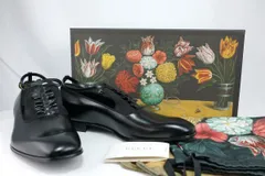 GUCCI グッチ MARY JANES メリージェーン SHEZAN GROSS GRAIN レザー ドレスシューズ ブラック 9サイズ（約27cm） 483976 AZM50 新品未使用