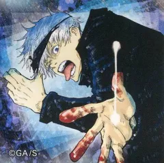 【中古】シール・ステッカー 五条悟(舌出し) 特製ステッカー 「呪術廻戦 特級呪術師五条悟の甘味展開焼菓子」 購入特典