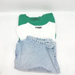◇ ⊂ 《 ZARA ザラ まとめ売り3点セット Mサイズ EUR38 ショートパンツ Tシャツ レディース 》 E  【1503060003503】