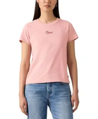 【送料無料】 リーバイス レディース シャツ トップス Women's Perfect Graphic Logo Cotton T-shirt Batwing Cowboy Hat Zephyr