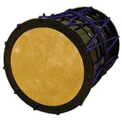 美品 和太鼓 桶胴太鼓 三浦太鼓 彌市 1尺5寸 46cm 長胴 宮太鼓 ケース