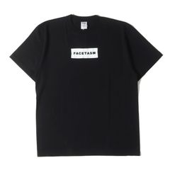 【新品】FACETASM ファセッタズム Tシャツ サイズ:XL / 21SS ×Dogs タイベックス ロゴ刺繍 クルーネック Tシャツ (TYVEK EMBROIDERY TEE) / ブラック 黒 / トップス カットソー 半袖【メンズ】