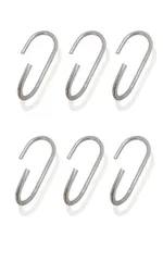 新品 ステンレス（シルバー） 6個セット 小 ねじれ S字フック TheFirstGrain