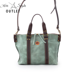 【OUTLET】Ain Soph アインソフ/２WAYレザートートバッグ
