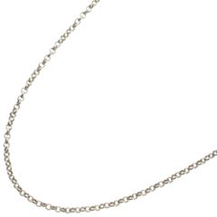 CHROME HEARTS (クロムハーツ) NECKCHAIN R18 ロールチェーンネックレス 18inch シルバー BCA083
