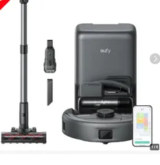 Anker Eufy (ユーフィ) Robot Vacuum 3-in-1 E20 (ロボット掃除機)【自動ゴミ収集ステーション/スティック掃除機/ハンディクリーナー/毛絡み除去システム/障害物回避/アプリ操作/落下・衝突防止のサムネイル