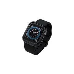 【新品】 エレコム Apple Watch (アップルウォッチ) ケース バンパー 44mm [Apple Watch SE2 SE 6 5 4 対応] ハード ポリカーボネート フィルム兼用可 ブラック AW-20MBPPBK 1