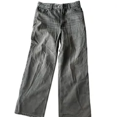 C395 mila owen ミラオーウェン デニム ジーンズ ジーパン Gパン ブラック 黒 レディース O