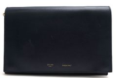 セリーヌ／CELINE バッグ セカンドバッグ クラッチバッグ 鞄 レディース 女性 女性用 レザー 革 本革 ネイビー 紺  リストレット ユニセックス 男女兼用