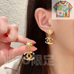 【今日特価】Chanel 中古アルファベットピアス！送料無料 限定優惠