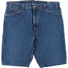 古着 90年代 リーバイス Levi's 505 REGULAR FIT STRAIGHT LEG オレンジタブ デニムショーツ ハーフパンツ メンズw39/eaa456560