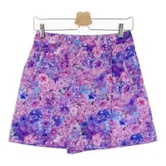 サイズ：58 23区GOLF ニジュウサンクゴルフ mangilao golf club限定 ; キュロットスカート 花柄 パープル系 [240101350756]# ゴルフウェア レディース ストスト