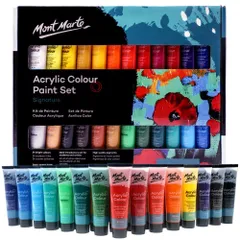 2025年最新】Mont Marte アクリル ペイントセット 24色36ml