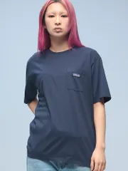 Patagonia (パタゴニア) オーガニックコットン クルーネック 半袖  ポケット Tシャツ