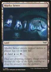 【中古】マジックザギャザリング 0263[L]：【DSK】【FOIL】Murky Sewer/薄暗い下水道