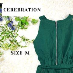 CEREBRATION ワンピース 韓国 サイズM オールインワン グリーン