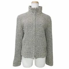 アールエルラルフローレン RL RALPH LAUREN ツイードジャケット ジップアップ スタンドカラー ウール 7 S相当 ブラウン系 ■GY22 Xのサムネイル