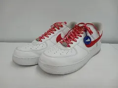 鑑定済み／NIKE×Supreme／AIR FORCE 1 ／CU9225-101／28.5cm／ホワイト×レッド／ナイキ×シュプリーム／エアフォース1