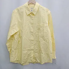 ◇ ⊂ ◎ ●未使用● ROPE PICNIC ロペピクニック 刺<!-利用不可文字-!>ロゴ 長袖 ブラウス サイズ38 イエロー レディース E  【1503050012065】