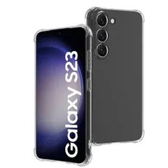『全面保護 』Galaxy S23 用のケース SC-51D/SCG19 用の保護カバー 薄型 TPU材質 『四隅がエアクッション構造』 耐衝撃 エクスペリア ケース スマホケース 黄変防止/滑り止め/擦り傷防止/柔軟/光沢感/軽・薄/透明