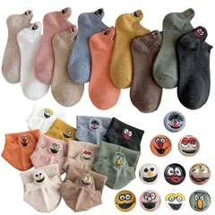 【迅速発送】MOPCONY 靴下 レディース くるぶし アンクル ソックス くつ下 【抗菌防臭・吸湿速乾・脱げ対策】 薄手 刺繍 婦人 女子 女の子 綿 コットン まとめ買い 四季用 ファッション かわいい 22-25cm 10足セット