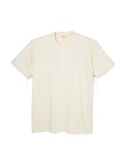 ヘルスニット Healthknit 906S ヘンリーネック 半袖Tシャツ メンズ ナチュラル M L XL