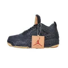 ナイキ NIKE リーバイス Levi's Air Jordan 4 Black Denim エアジョーダン4 ブラックデニム スニーカー US10.5 黒 ブラック AO2571-001のサムネイル
