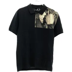 RAF SIMONS × FRED PERRY ラフシモンズ × フレッドペリー フォトプリント ショートスリーブポロシャツ SM7050 ブラック Mのサムネイル