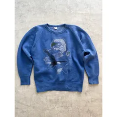 70-80's vintage GYM MASTER bald eagle sweatshirt ヴィンテージ スウェット ジムマスター イーグル カナダ製 Lのサムネイル
